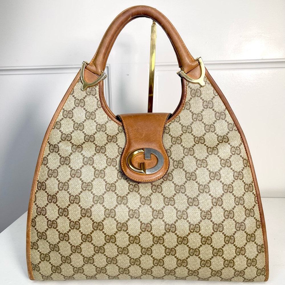 RARE Vintage Gucci Hobo Stirrup Handbag